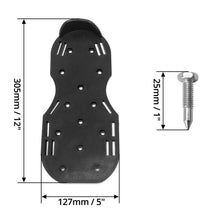 Carica l'immagine nel visualizzatore di Gallery, QWORK Gunite Spike Scarpe con 25mm Short Spikes Perfetto per epossidici Pavimenti, Overlay, Installazione di Copertura, 