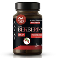 Carica l'immagine nel visualizzatore di Gallery, Bluma Berberina 1000 mg per Dose – 240 Capsule – Berberis Aristata 98%