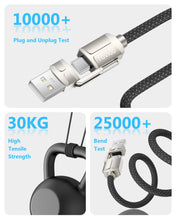 Carica l'immagine nel visualizzatore di Gallery, RAVIAD Multi Cavo di Ricarica [1M] 4 in 1 Multiplo Cavetto 60W PD con USB C