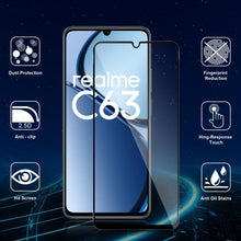 Carica l'immagine nel visualizzatore di Gallery, Datree 2 Pezzi per Realme C63/Realme C61 /Realme Note 60 Pellicola Vetro Temperato, 9H Protezione Anti Graffio Amichevol