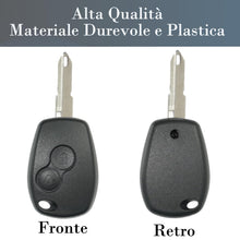 Carica l'immagine nel visualizzatore di Gallery, SUPALAND Guscio Chiave di Ricambio a 2 Tasti Per Telecomando Auto Con Lama Compatibile con Renault Dacia Duster Sandero 