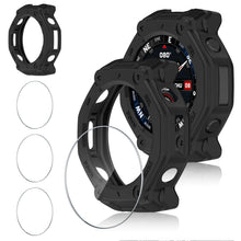 Carica l'immagine nel visualizzatore di Gallery, Custodia Compatibile con A-mazfit T-Rex 3 Pro 48mm, Cover Protettiva Telaio Rigida PC [Con Vetro Temperato *3] HD Clear 