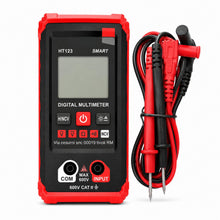 Carica l'immagine nel visualizzatore di Gallery, Multimetro Digitale Smart HT123, Tester Elettrico NCV CAT II 600V con Display LCD, Rilevamento Automatico AC/DC, Misura 