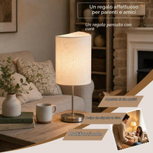 Carica l'immagine nel visualizzatore di Gallery, Paralume in Tessuto,Paralume Lampada da Tavolo in Lino da Terra Design Semicircolare,Paralumes Abat Jour Rimovibile eVer