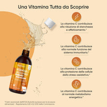 Carica l'immagine nel visualizzatore di Gallery, Vitamina C Liposomiale Vegan Liquida 250ml, Vitamina C 1000mg Alto Dosaggio, Stanchezza e Affaticamento, Aroma Naturale 