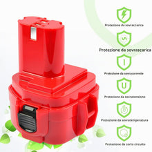 Carica l'immagine nel visualizzatore di Gallery, 12V 4,8Ah Batteria per Makita PA12 1220 1222 1233 1200 1234 1235 1235B 1235F 1235A 192696-2 192698-8 192598-2 192681-5 1