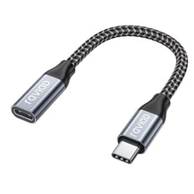 Carica l'immagine nel visualizzatore di Gallery, RAVIAD Prolunga USB C Maschio Femmina 50CM, 100W Cavo USB 3.2 Prolunga