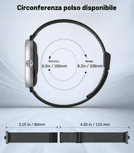 Carica l'immagine nel visualizzatore di Gallery, MoKo Cinturino in Metallo Compatibile con Redmi Watch 6/5/4/Xiaomi Smart Band 9 Pro/8 Pro, Cinturino di Ricambio in Magl