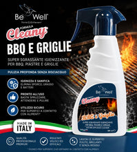 Carica l'immagine nel visualizzatore di Gallery, Cleany Detergente Super Sgrassante Spray per BBQ, Piastre e Griglie, Sgrassatore Super per Barbecue, 500 ml, Made in Ita