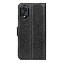 Carica l'immagine nel visualizzatore di Gallery, Cover per OPPO A38 / OPPO A18 4G, Custodia Portafoglio Cover a Libro in Pelle Flip Case con Silicone Bumper, Fibbia Magn