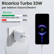 Carica l'immagine nel visualizzatore di Gallery, Caricabatterie rapido da 33 W per Xiaomi, con cavo USB C da 1.5 m, per adattatore da 33 W per Xiaomi Redmi Note 14 Pro,1