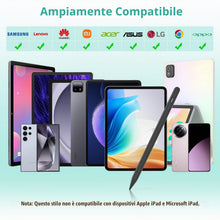Carica l'immagine nel visualizzatore di Gallery, TQQ Penna per Tablet, 2.0 Stylus Pen Tablet Android Compatibile con Samsung/Lenovo/Xiaomi/Huawei/Touch Screen, Stylus Pe