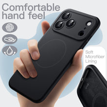 Carica l'immagine nel visualizzatore di Gallery, JETech Cover Magnetica Silicone per iPhone 17 Pro, Nero