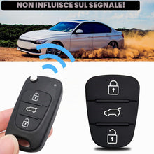 Carica l'immagine nel visualizzatore di Gallery, 2 Pezzi Chiave Guscio Cover in Gomma Compatibile con Hyundai ix35 ix20 i30 i20 i10 Kia Sportage Soul Ceed Rio Picanto Ve