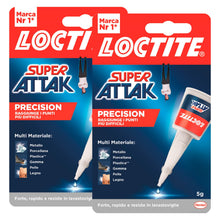 Carica l'immagine nel visualizzatore di Gallery, Loctite Super Attak Precision Colla Trasparente Multimateriale con Beccuccio Extra Lungo Raggiunge i Punti più Difficili
