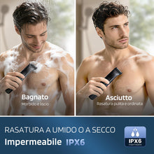 Carica l'immagine nel visualizzatore di Gallery, MAXGROOM Rasoio Elettrico Corpo Uomo Impermeabile IPX6
