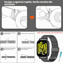 Carica l'immagine nel visualizzatore di Gallery, Cinturino in Metallo Compatibile con Xiaomi Redmi Watch 5 Active e 5 Lite