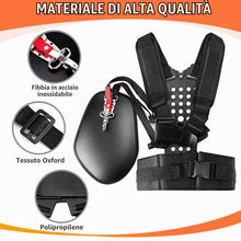 Carica l'immagine nel visualizzatore di Gallery, Viabrico bretelle per decespugliatore Universale, Doppia Tracolla Tagliaerba/Cintura a Bretelle Regolabili