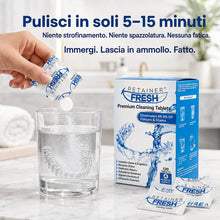 Carica l'immagine nel visualizzatore di Gallery, Retainer Fresh Compresse detergenti per apparecchio ortodontico 120 Unità