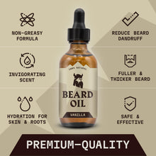 Carica l'immagine nel visualizzatore di Gallery, Striking Viking Balsamo e olio per la barba di origine naturale con oli di Argan e Jojoba - Ammorbidente e idratante per
