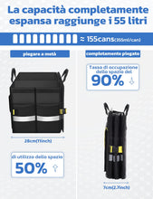 Carica l'immagine nel visualizzatore di Gallery, oasser Organizer per Bagagliaio Auto Waterproof 55L 600D Tessuto Oxford Organizer per Bbaule Pieghevole Multiscomparto A