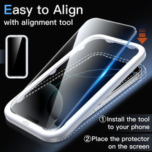 Carica l'immagine nel visualizzatore di Gallery, JETech Pellicola Protettiva per iPhone 16 Pro, 3 Pezzi