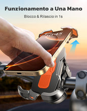 Carica l'immagine nel visualizzatore di Gallery, Porta Cellulare Moto e Bici, Ultra Stabile &amp; 360° Rotabile