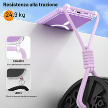 Carica l'immagine nel visualizzatore di Gallery, Magnetica Trasparente Cover per iPhone 17 con Cordino, Compatibile con Magsafe, Trasparente Ultra Sottile Silicone TPU A
