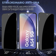 Carica l'immagine nel visualizzatore di Gallery, Holilo Anti Spy Privacy Vetro Temperato per Samsung Galaxy A54 5G