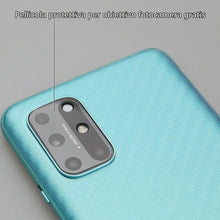 Carica l'immagine nel visualizzatore di Gallery, Ibywind Vetro Temperato per OnePlus 8T [Confezione da 2] con Protezione Obiettivo Fotocamera,Skin in Stile Fibra di Carb