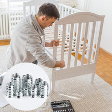 Carica l'immagine nel visualizzatore di Gallery, 125 Pz Inserti Filettati Dado, M5 M6 M8 M10 Rivetti Filettati