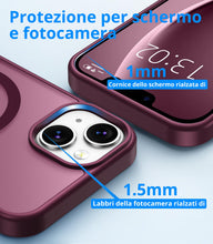 Carica l'immagine nel visualizzatore di Gallery, Vansdon Cover Magnetica per iPhone 13 / 14 con 1 Pezzi Vetro Temperato