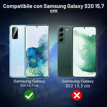 Carica l'immagine nel visualizzatore di Gallery, Kokio Vetro Temperato per Samsung Galaxy S20, 2 Pezzi Pellicola Protettiva + 2 Pezzi Pellicola Fotocamera Protezione, Du