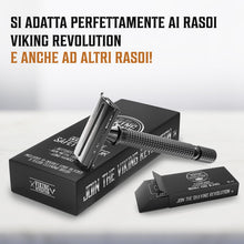 Carica l'immagine nel visualizzatore di Gallery, Shaving Revolution - 50 Lame da Rasoio a Doppio Taglio - Sicurezza per la Rasatura Maschile in Acciaio Inox Giapponese a