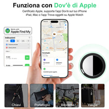 Carica l'immagine nel visualizzatore di Gallery, Localizzatore Smart Air Tracker Tag Compatibile Apple Dov'è (solo iOS) Batteria di Ricambio Inclusam, Adatto per Chiavi,