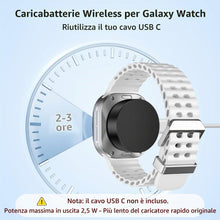 Carica l'immagine nel visualizzatore di Gallery, Ruxely USB C Caricatore per Samsung Galaxy Watch