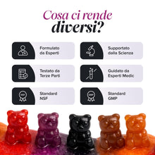 Carica l'immagine nel visualizzatore di Gallery, Vitamina B12 Bambini | 30 Gommose | Complesso di Vitamina B | Novomins