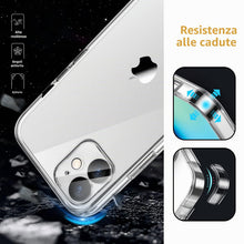 Carica l'immagine nel visualizzatore di Gallery, JETech Cover 5 in 1 per iPhone 12, Anti-Ingiallimento, Trasparente