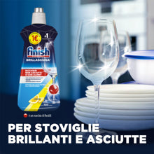 Carica l'immagine nel visualizzatore di Gallery, Finish Brillantante Lavastoviglie, Additivo Lavastoviglie, Lemon, 500 ml (Confezione da 2 Brillasciuga). Rimborso di 2€,