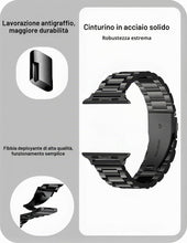 Carica l'immagine nel visualizzatore di Gallery, Confezione da 2 Cinturino di ricambio in metallo compatibile con Apple Watch