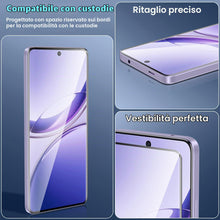 Carica l'immagine nel visualizzatore di Gallery, Vauki Vetro Temperato per VIVO V50 5G/VIVO V50e Pellicola Protettiva con Protezione Fotocamera [2+2 Pezzi] Durezza 9H An