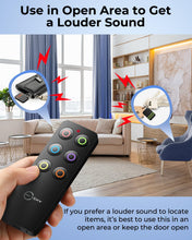 Carica l'immagine nel visualizzatore di Gallery, Esky Localizzatore Chiavi, trasmettitore wireless con 6 ricevitori RF localizzatore per animali domestici chiavi o porta