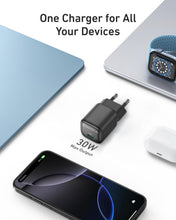 Carica l'immagine nel visualizzatore di Gallery, Anker Caricatore USB C da 30W Compatto con Tecnologia GaN