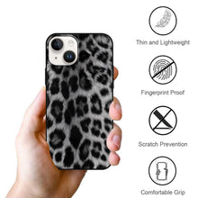 Carica l'immagine nel visualizzatore di Gallery, Saqmkil 2 Pezzi Cover per iPhone 14/iPhone 13 6,1 Pollici, Aesthetic Leopardo Disegni Custodia con Motivo, TPU Silicone 