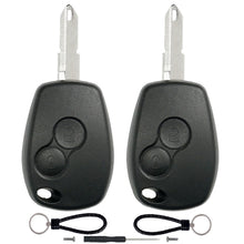 Carica l'immagine nel visualizzatore di Gallery, SUPALAND 2 Pezzi 2 Tasti Auto Guscio Chiave Telecomando Con Lama Per Renault Dacia Duster Sandero Logan Lodgy Dokker Cop