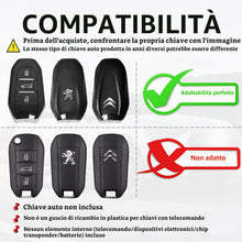 Carica l'immagine nel visualizzatore di Gallery, Cover Chiave Auto per Peugeot 208 308 2008 3008 Citroen C3 C4 C5