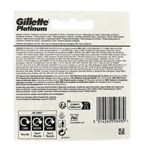 Carica l'immagine nel visualizzatore di Gallery, Gillette per Rasoio di Sicurezza, Lamette Barba Platinum con 50 pezzi di Ricambio, Rasatura Profonda e Confortevole in A