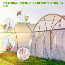 Carica l'immagine nel visualizzatore di Gallery, KAHEIGN 2 x 6m Telo Protettivo per Serra, Addensare Resistente agli Strappi, Protezione UV 5, Trasparente, per Serra I P