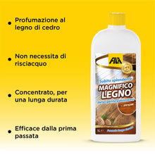 Carica l'immagine nel visualizzatore di Gallery, FILA Solutions MAGNIFICO LEGNO Detergente Parquet Laminato Legno - 1L
