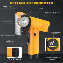 Carica l'immagine nel visualizzatore di Gallery, Taglierina Elettrica per cartone, 3.7V Forbici Elettriche Senza Fili